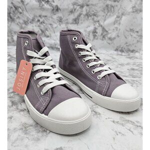 Josiny High-Top Lilac Purple Canvas Women's Sneakers Size 7